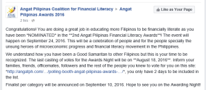 Angat Pilipinas Coalition for Financial Literacy_Influential Author of the Year1